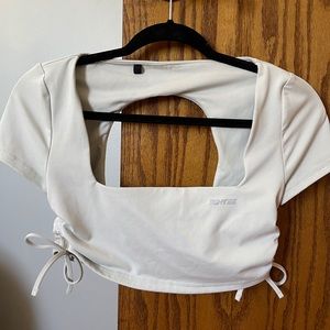 Bo+Tee Slinky Crop Top